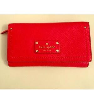 Kate Spade Trifold Leather Wallet
